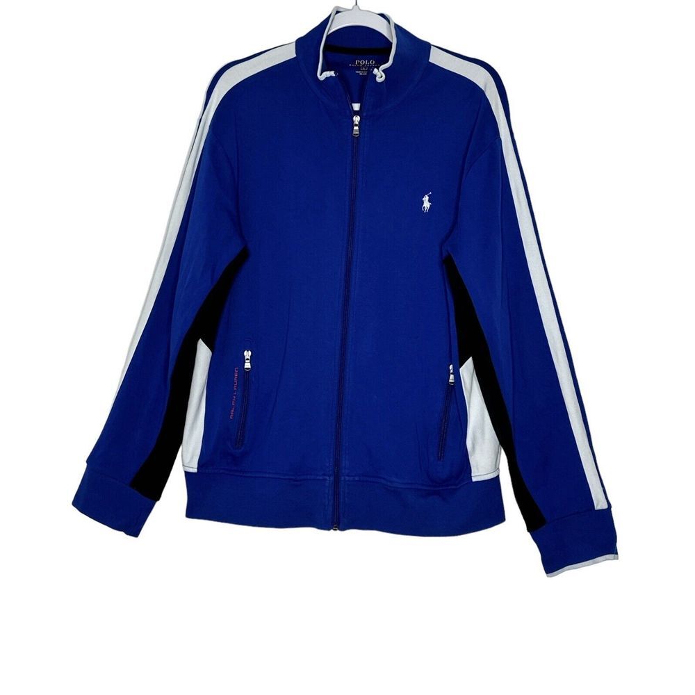 Polo Ralph Lauren Performance‎ 100% Cotton Full Zip Track Jacket Men's Large